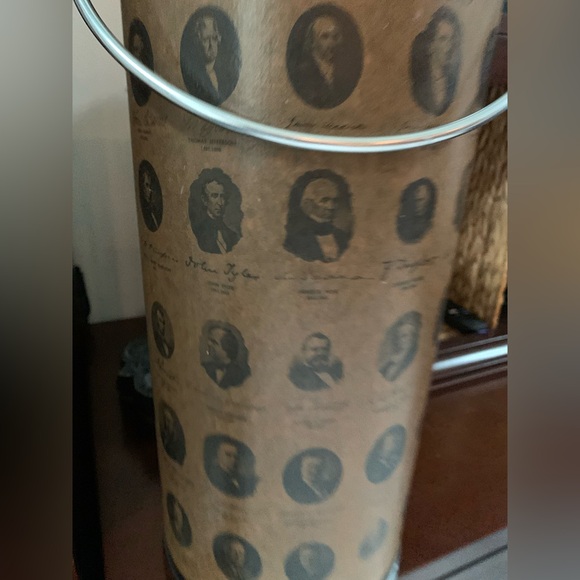 Vintage Presidential Tall Ice Bucket with Handle: Mid Century - Picture 3 of 11